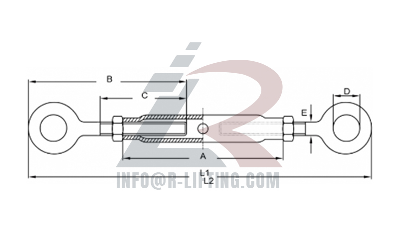 Din1478 Close Body Turnbuckle