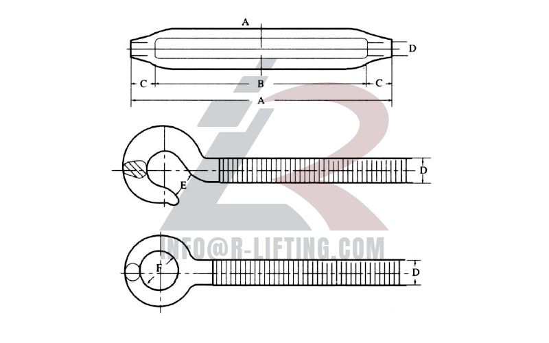 Jis Frame Type Turnbuckle