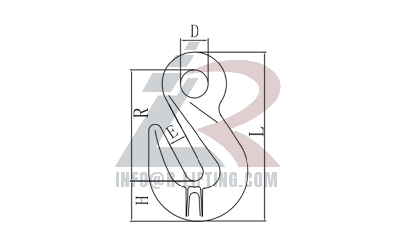 G80 Eye Shortening Grab Hook With Wings