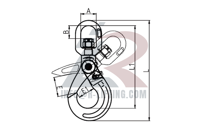 G80 Swivel Type Self Locking Safety Hook