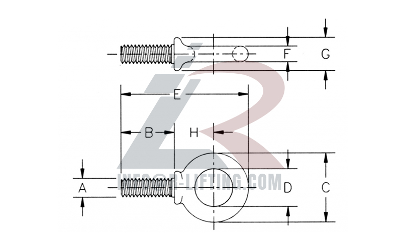 S-279 Forged Shoulder Machinery Eye Bolt