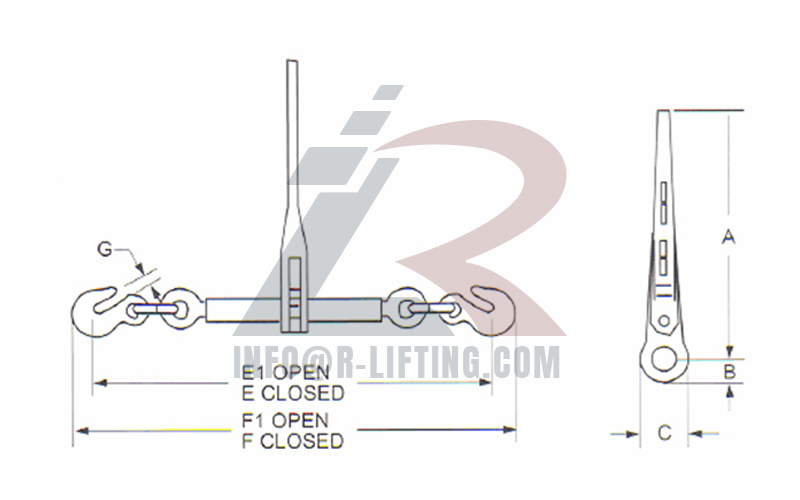 Ratchet Type Load Binder L140