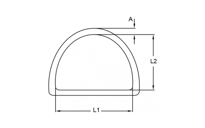 Stainless Steel D Ring